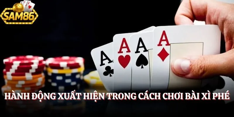 Cách Chơi Bài Xì Phé - Thông Tin Chi Tiết Cho Bet Thủ Mới 2 Hành động xuất hiện trong cách chơi bài Xì Phé