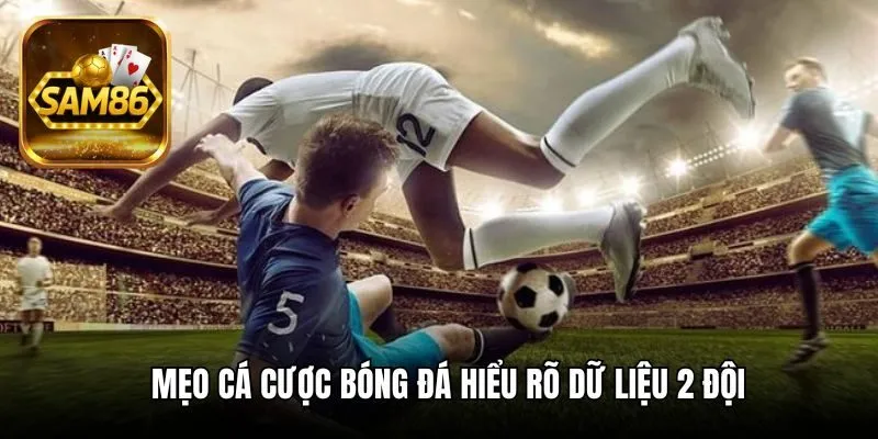 Mẹo cá cược bóng đá hiểu rõ dữ liệu 2 đội