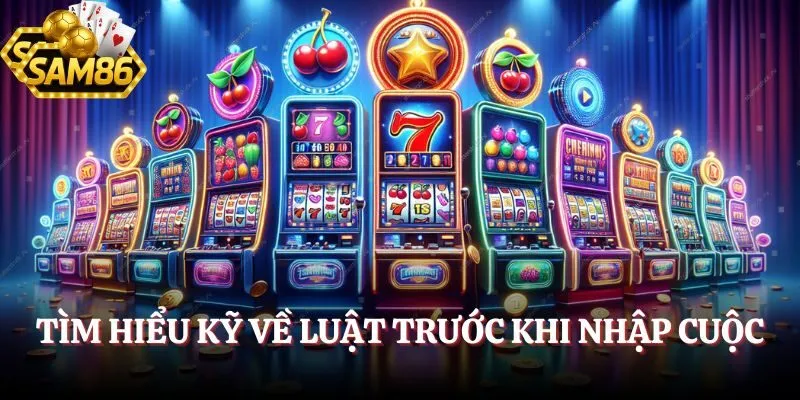 Nổ Hũ SAM86 - Rinh Bạc Tỷ Siêu Dễ Từ Vòng Quay May Mắn 6 Tìm hiểu kỹ về luật trước khi nhập cuộc